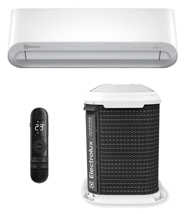 Ar Condicionado Invertet 9.000 Btus Electrolux Color Adapt C/ Wi-fi Q/f 220v Branco