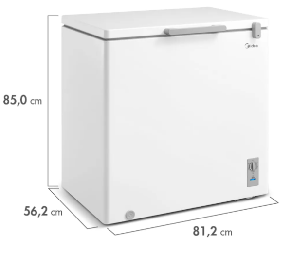 Freezer Horizontal 3 Em 1 Branco 200 Litros Midea - Image 2