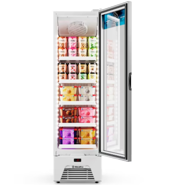 Freezer Expositor Vertical Metalfrio 337 Litros Porta De Vidro - Branco - Image 3