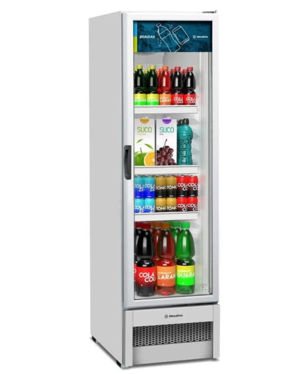Freezer Vertical Expositor 324 Litros Metalfrio Vb28r Branco 220v Branca