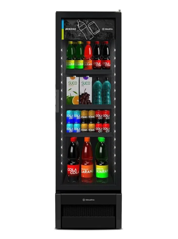 Freezer E Expositor Metalfrio 337 Litros Inverter Preto Vf28 220v Preto - Image 2