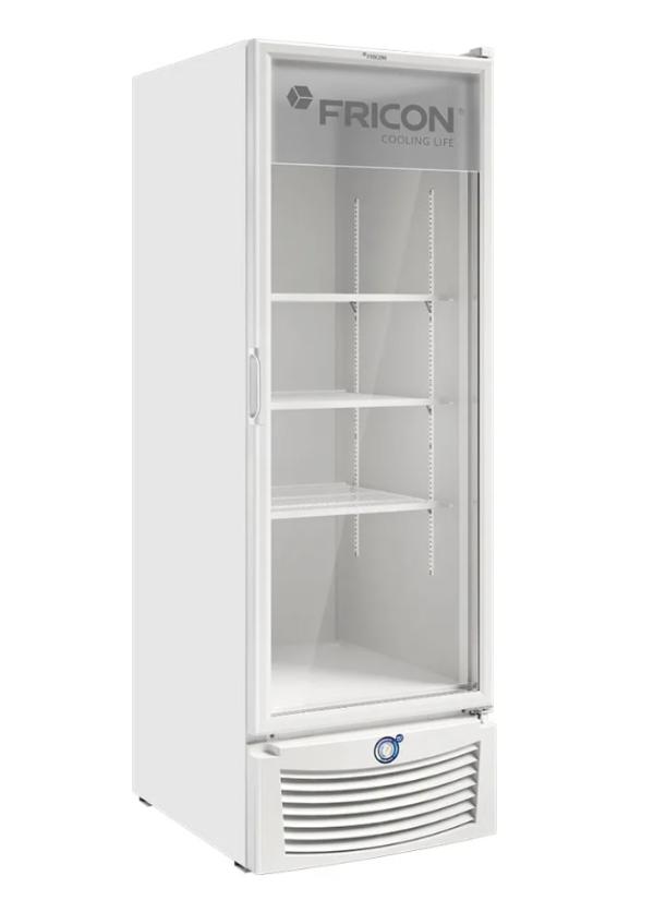 Freezer Vertical 569 Litros Fricon Vcet569v Pt Vidro Branco