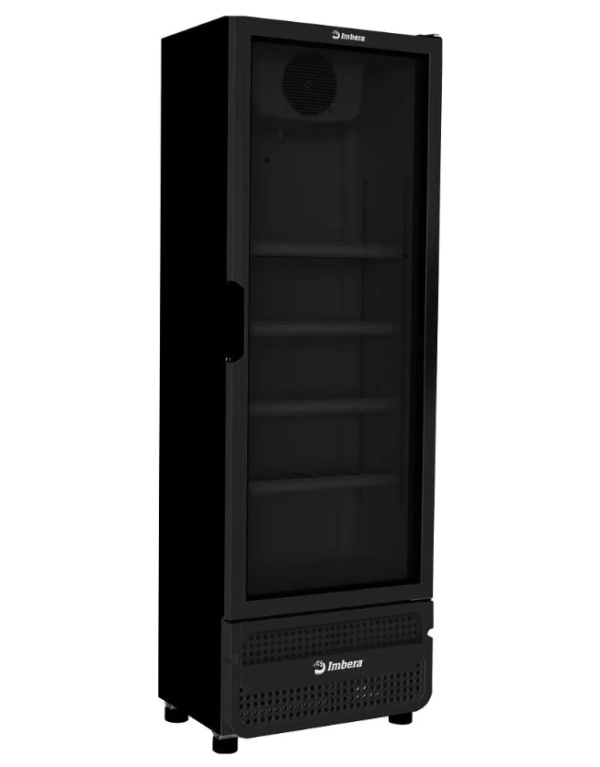 Freezer Expositor Vertical Imbera 393 Litros Full Black Vrs13 Bivolt