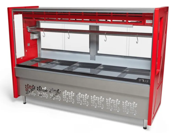 Balcão Expositor Refrigerado Açougue Tendal Pecs175 Polar Estilo De Vidro Reto