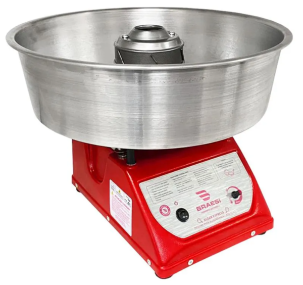 Máquina Braesi Industrial De Algodão Doce Adb02 G2 Vermelho
