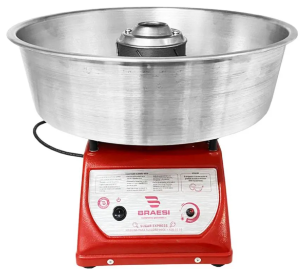 Máquina Braesi Industrial De Algodão Doce Adb02 G2 Vermelho - Image 6