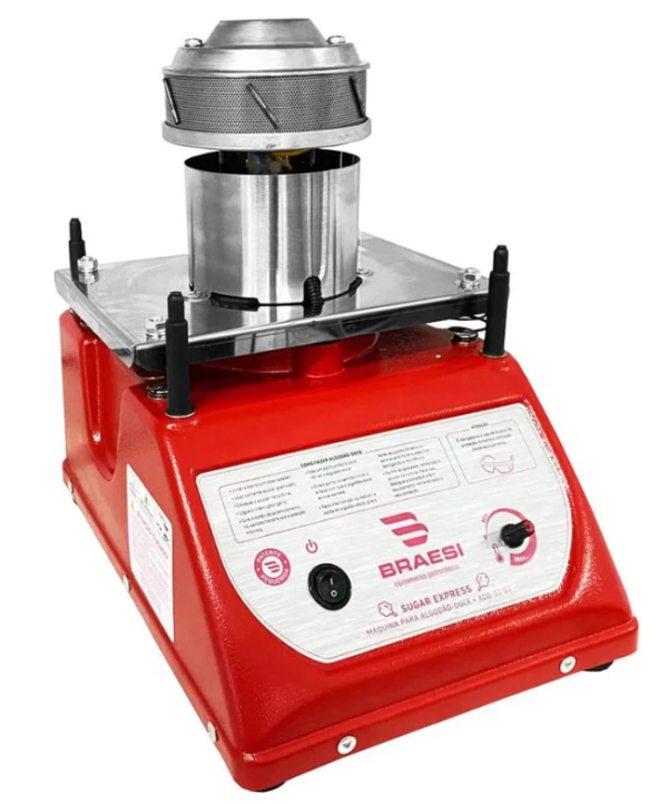 Máquina Braesi Industrial De Algodão Doce Adb02 G2 Vermelho - Image 3