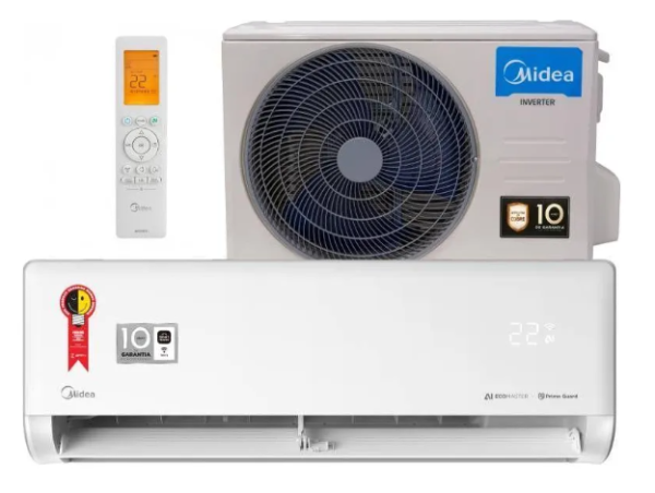 Ar Condicionado Split Inverter Midea AI Ecomaster 18.000 BTUs Quente e Frio 220V